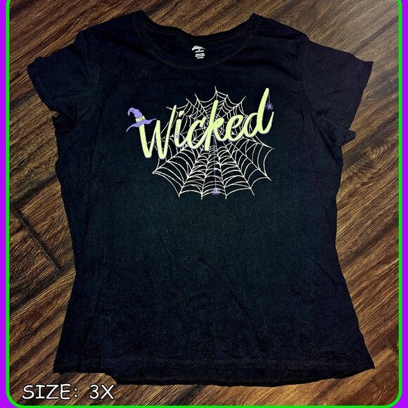 WICKED! WOMEN'S HALLOWEEN SHIRT-3X (Runs a little small) - Picture 1 of 4